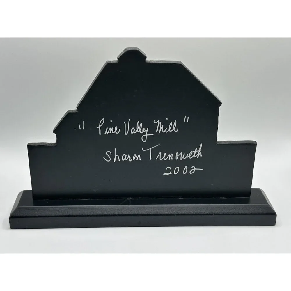 Sharon Trenoweth Pine Valley Mill Shelf Sitter‎ New Hampshire Artist 2002 Signed